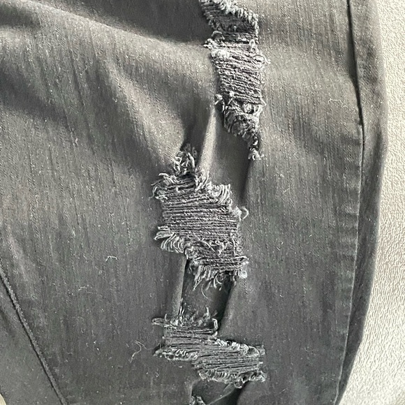 Torrid Black Ripped Skinny Jeans - Picture 2 of 3